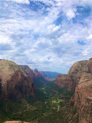 Angel's Landing at the Zion National Park